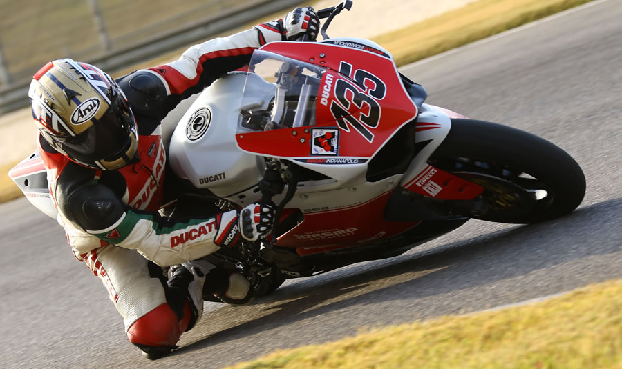 Greg McDaniel on the Panigale